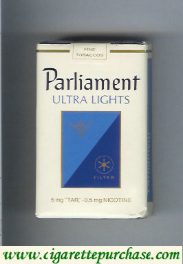 Parliament Ultra Lights cigarettes soft box